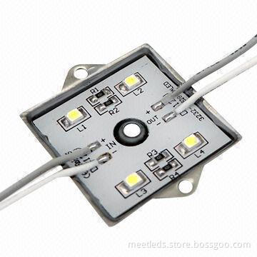 Square 4x SMD3528 Waterproof LED Module for Advertising